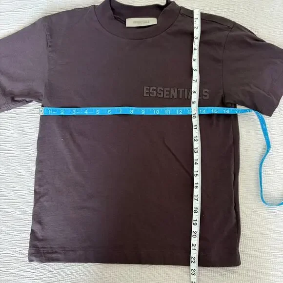 Fear Of God Essentials T Shirt Brown Taupe Small - Picture 6 of 6